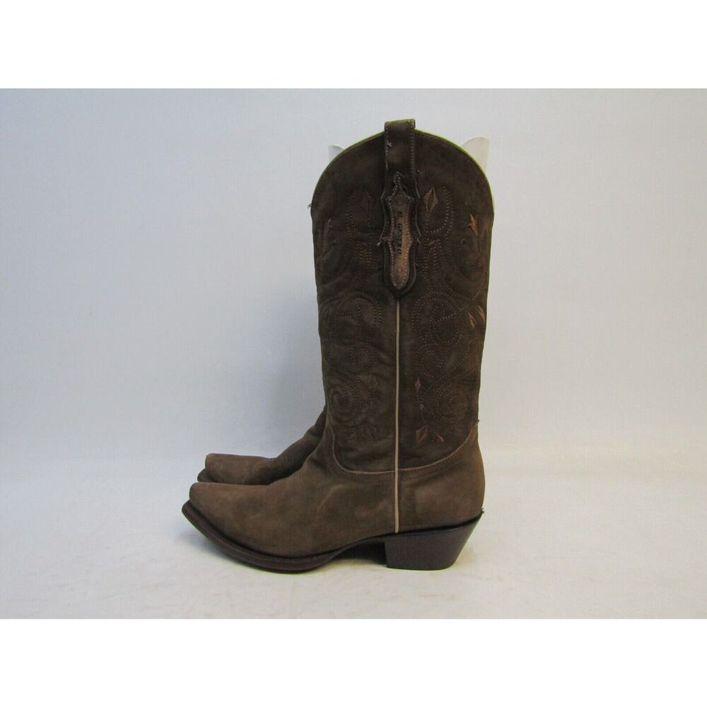 El General Womens Size 5 M Brown Leather Cowboy Western Boots